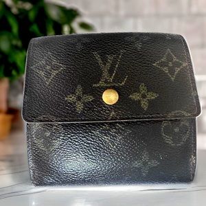 💯Louis Vuitton Monogram Elise wallet